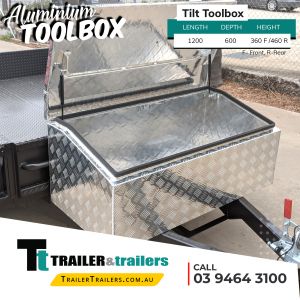 Tilt Aluminium Toolbox Storage for Trailer and Utes in Melbourne Victoria