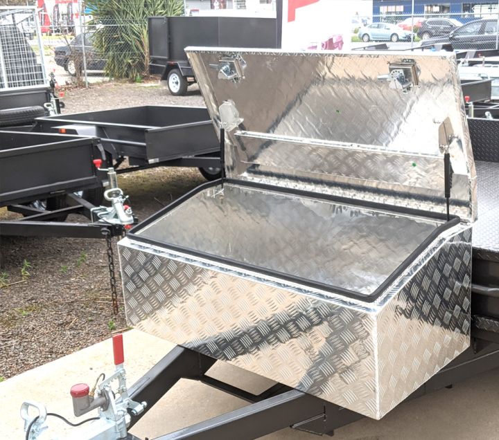 Tilt Box Aluminium Toolbox - Trailer Trailers