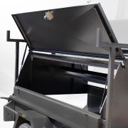 Tradesman Trailer with Side Lift Up Doors on Gas Struts